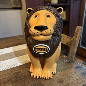 Vintage 1999 The Original Tiger Cookie Jar Roaring Talking Lion ● Working GREAT!